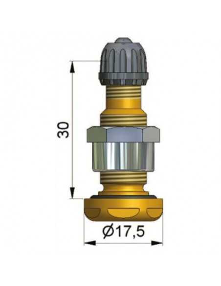Extension de valve de pneu Schrader à 65 degrés 90 degrés 135 degrés  compatible pour les voitures particulières à roues jumelées, camping-car,  poussette, bi