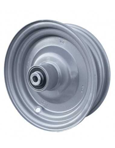 Jante moyeu acier 8 pouces axe 12 x 124 mm pour pneu 3.50 à 4.80 - 8 déport 0